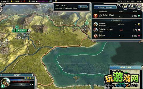 《文明5:神佑君王》The Samurai Invasion of Korea剧本图文攻略