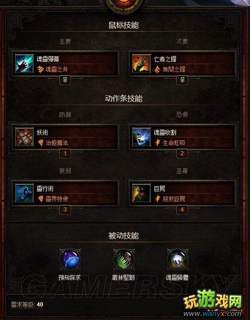 《暗黑破坏神3》巫医噩梦与地狱必过必活的build