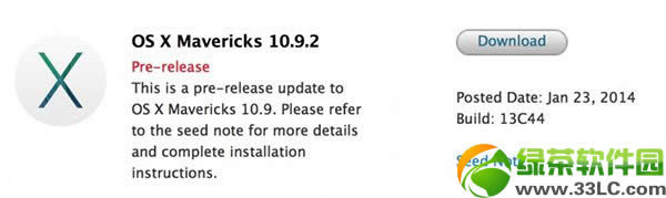 os x mvericks 10.9.2 13c44԰ط