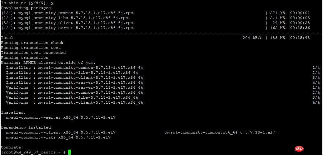 Linux下MySQL5.7.18 yum方式从卸载到安装详解（图文）