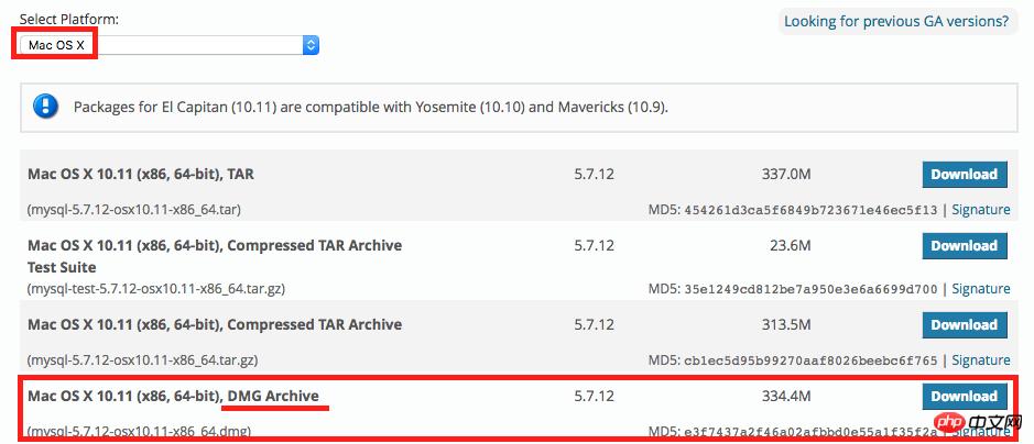 Mac OS10.11下mysql5.7.12 安装配置图文教程步骤